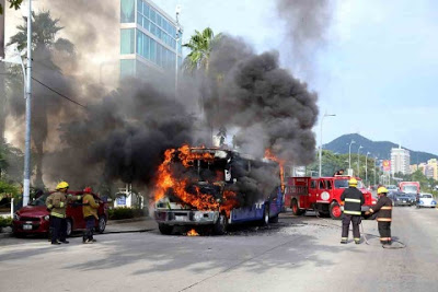 Securely Travel - Acapulco trucker/taxi protest October 2019