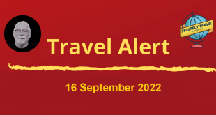 Securely Travel - Travel Alert for 16 September 2022