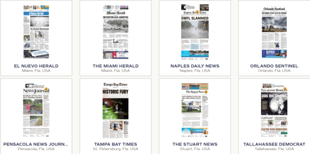 Securely Travel - Today's front pages in Florida