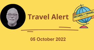 Securely Travel - Travel Alert for 05 October 2022