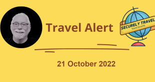 Securely Travel Alert - 21 October 2022