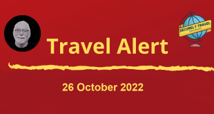 Securely Travel - Travel Alert for 26 October 2022