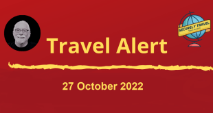 Securely Travel - Travel Alert for 27 October 2022