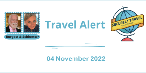 Securely Travel - Travel Alert for 04 November 2022