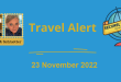 Securely Travel Alert - 23 November 2022