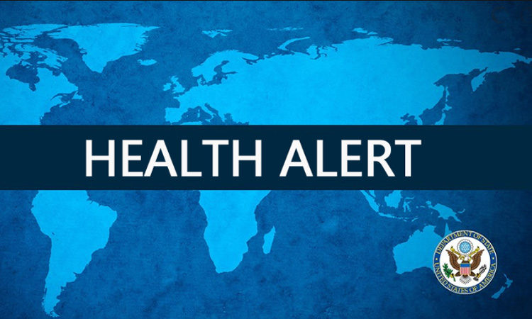 Securely Travel - Health Alert from US Embassy Rome. 