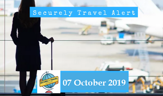 Securely Travel Alert of 07 October 2019
