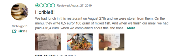 Securely Travel - Trip Advisor review of Antico Caffe di Marte 