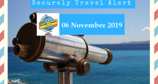Securely Travel Alert for 06 November 2019