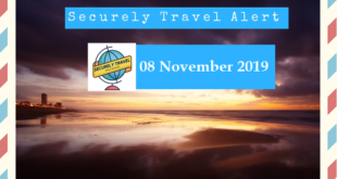 Securely Travel Alert for 08 November 2019