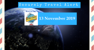 Securely Travel Alert for 13 November 2019