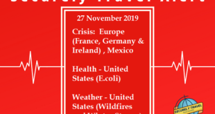 Securely Travel Alert for 27 November 2019