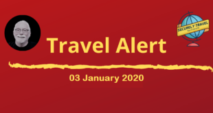 Securely Travel Alert for 03 January 2020