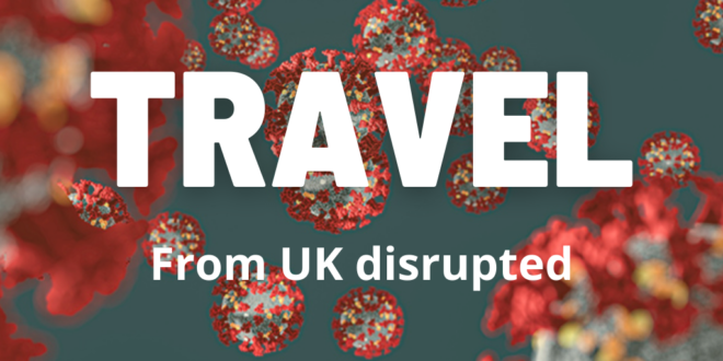 Securely Travel- COVID - UK Travel disrupted